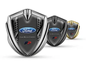 Ford Emblema Silicone Badge Disegno Lussuoso Bordo Lega